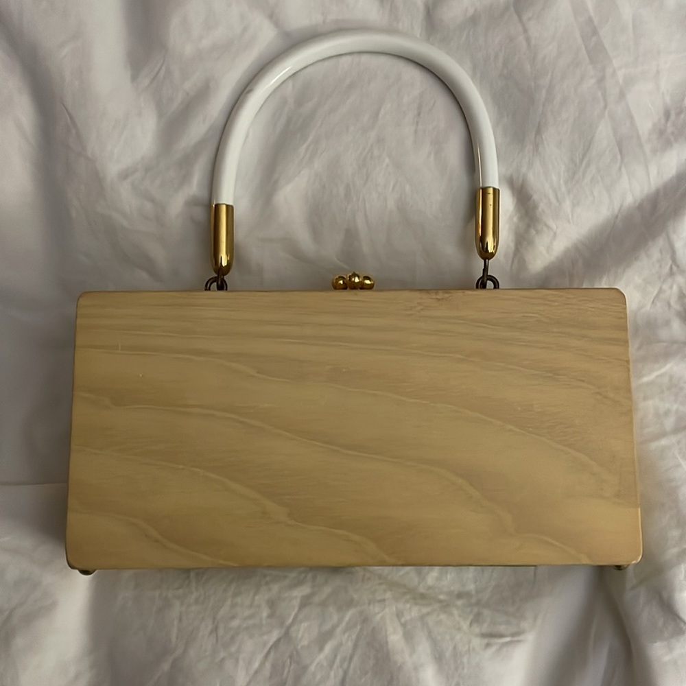 Vintage Enid Collins Poki Turtle Box bag purse - Picture 5 of 8